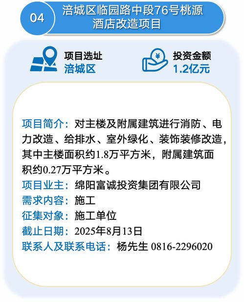 綿陽發(fā)布一批投資項目機(jī)會清單，助力投資信息咨詢